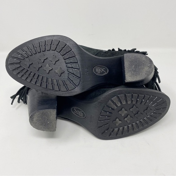 Sofft Winters Western Fringed Suede Boots - Picture 6 of 6